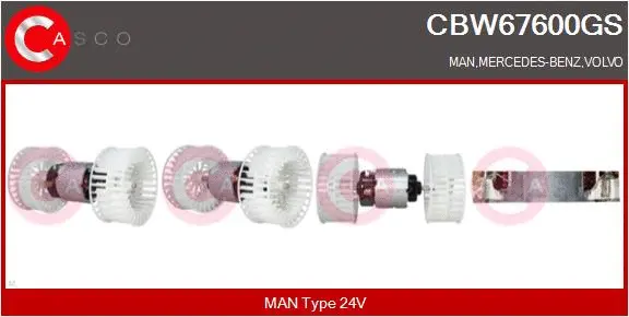 Interior Blower (CBW67600GS)