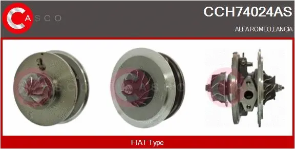 Core assembly, turbocharger (CCH74024AS)