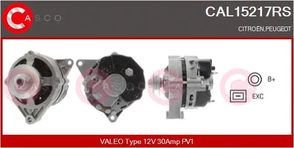 Alternator (CAL15217RS)