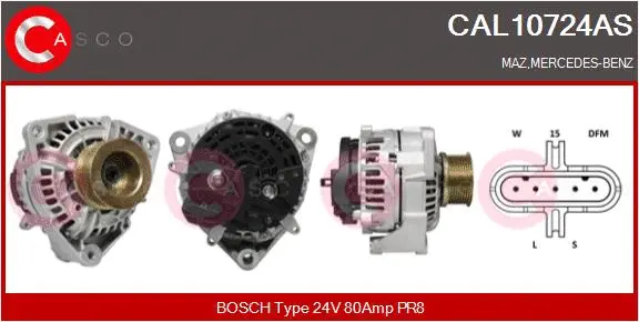 Alternator (CAL10724AS)