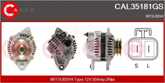 Alternator (CAL35181GS)