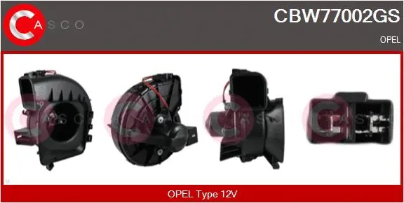 Interior Blower (CBW77002GS)