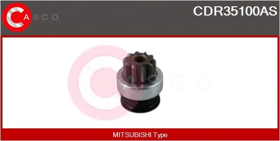 Pinion, starter (CDR35100AS)