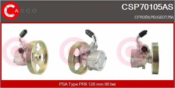 Hydraulic Pump, steering (CSP70105AS)