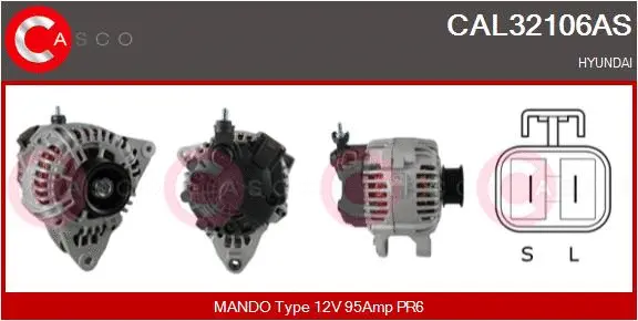 Alternator (CAL32106AS)