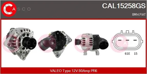 Alternator (CAL15258GS)