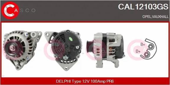 Alternator (CAL12103GS)