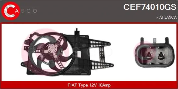 Electric Motor, radiator fan (CEF74010GS)