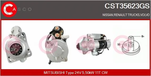 Starter (CST35623GS)