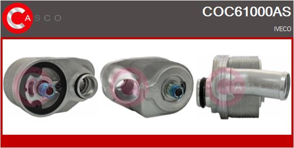 Oil Cooler, engine oil (COC61000AS)