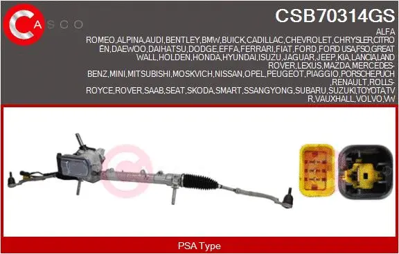 Steering Gear (CSB70314GS)