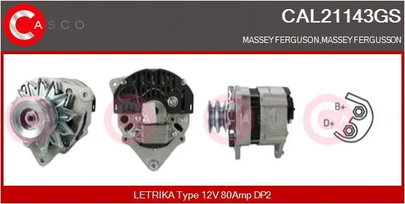 Alternator (CAL21143GS)
