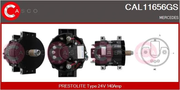 Alternator (CAL11656GS)
