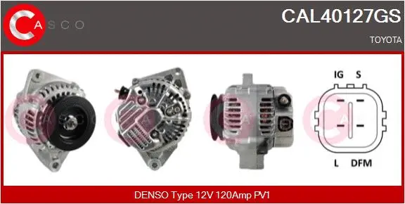 Alternator (CAL40127GS)