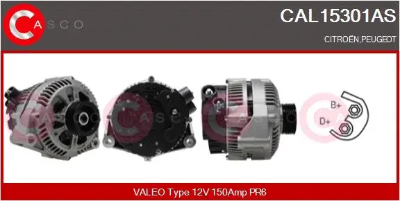 Alternator (CAL15301AS)