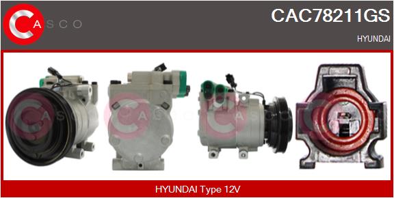 Compressor, air conditioning (CAC78211GS)