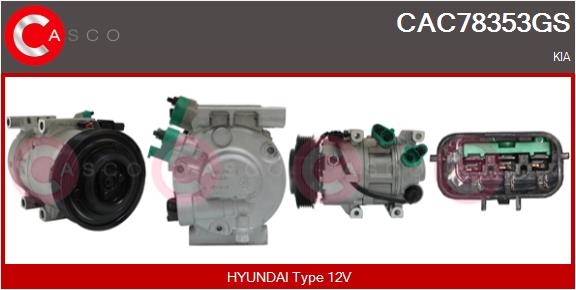 Compressor, air conditioning (CAC78353GS)