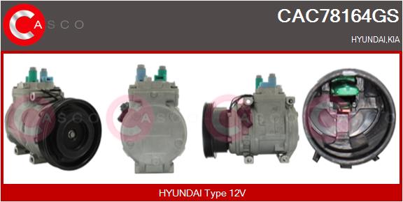 Compressor, air conditioning (CAC78164GS)