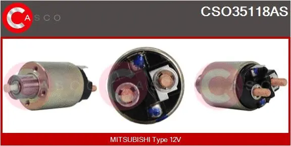 Solenoid Switch, starter (CSO35118AS)