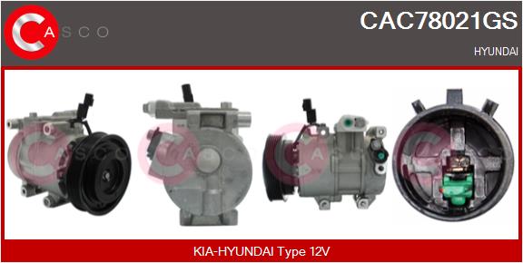 Compressor, air conditioning (CAC78021GS)