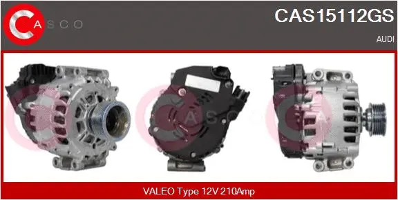 Alternator, starter (CAS15112GS)