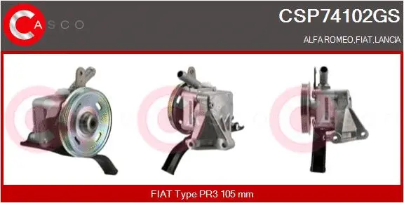 Hydraulic Pump, steering (CSP74102GS)