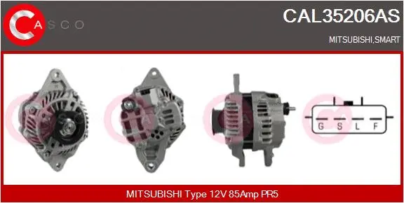 Alternator (CAL35206AS)