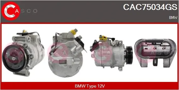 Compressor, air conditioning (CAC75034GS)