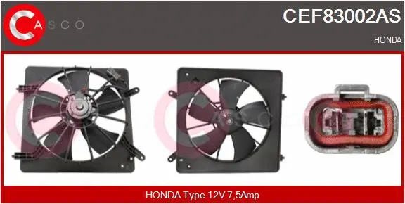 Electric Motor, radiator fan (CEF83002AS)