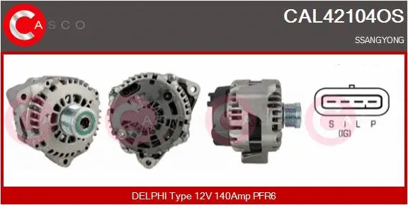 Alternator (CAL42104OS)