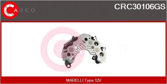 Rectifier, alternator (CRC30106GS)