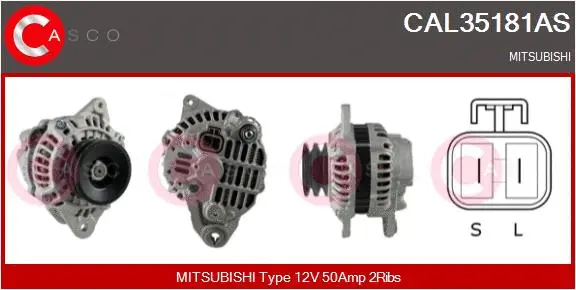 Alternator (CAL35181AS)
