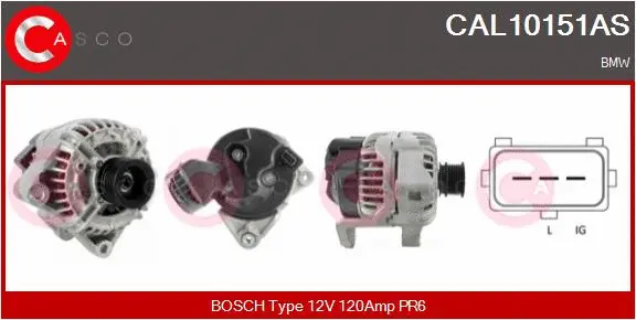 Alternator (CAL10151AS)