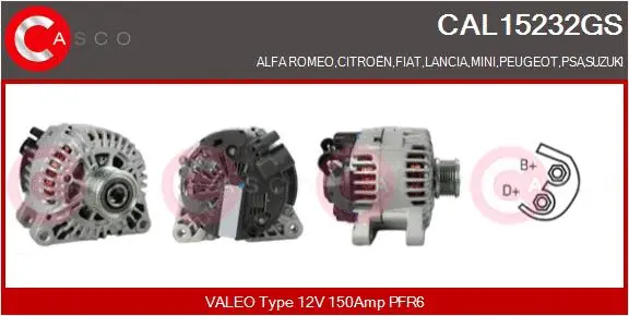 Alternator (CAL15232GS)