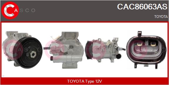 Compressor, air conditioning (CAC86063AS)