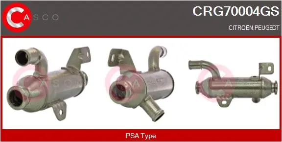 Cooler, exhaust gas recirculation (CRG70004GS)