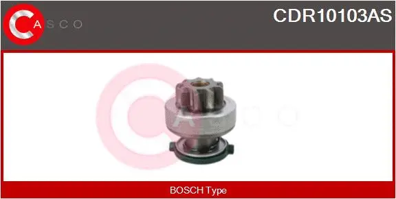 Pinion, starter (CDR10103AS)
