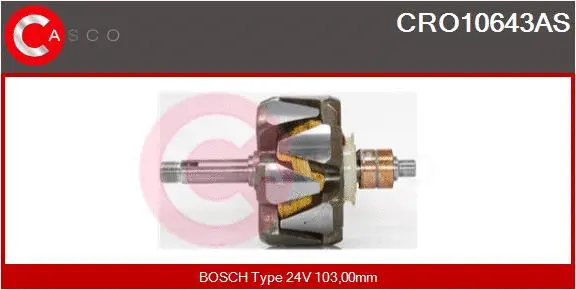 Rotor, alternator (CRO10643AS)