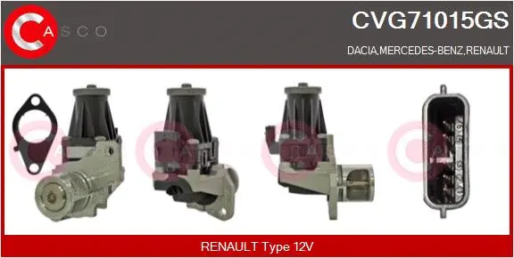 EGR Valve (CVG71015GS)