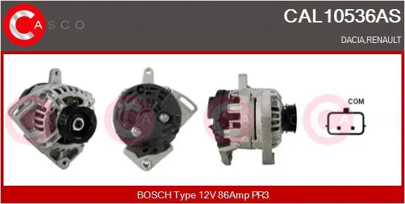 Alternator (CAL10536AS)