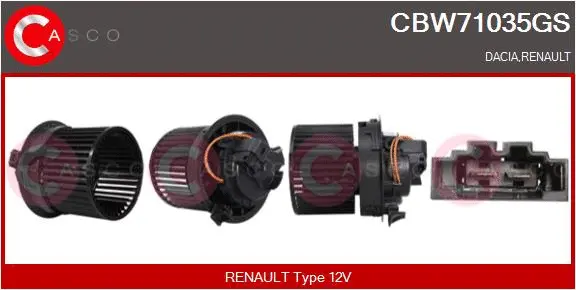 Interior Blower (CBW71035GS)