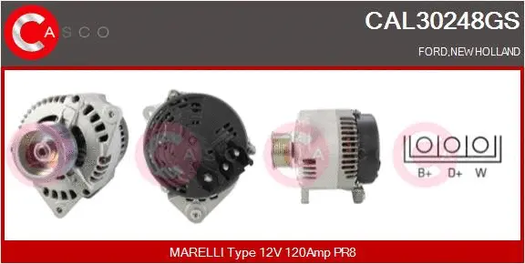 Alternator (CAL30248GS)