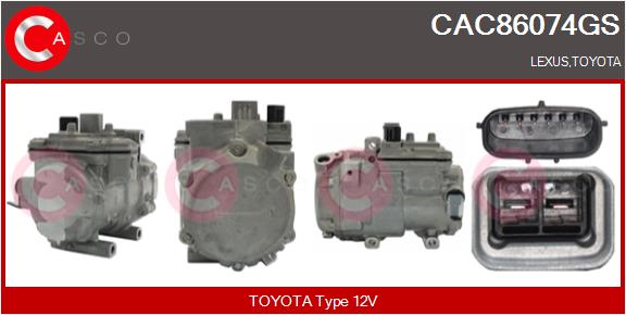 Compressor, air conditioning (CAC86074GS)