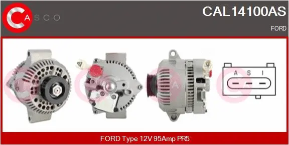 Alternator (CAL14100AS)
