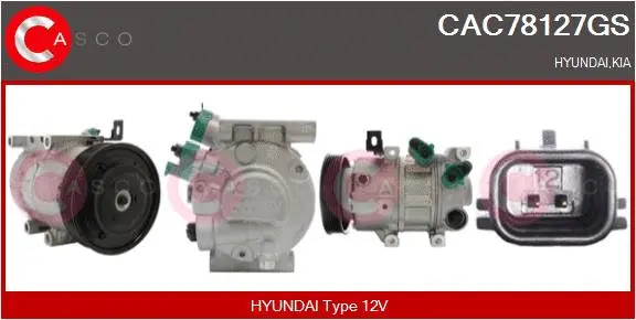 Compressor, air conditioning (CAC78127GS)
