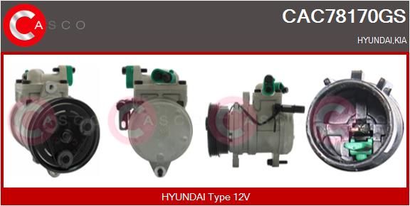 Compressor, air conditioning (CAC78170GS)