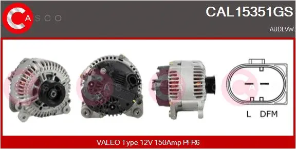 Alternator (CAL15351GS)