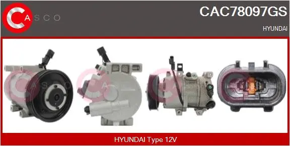 Compressor, air conditioning (CAC78097GS)