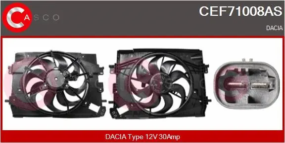 Electric Motor, radiator fan (CEF71008AS)