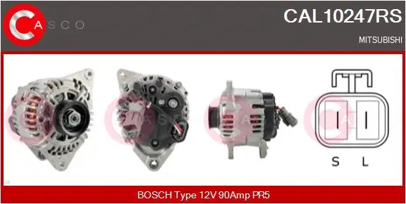 Alternator (CAL10247RS)